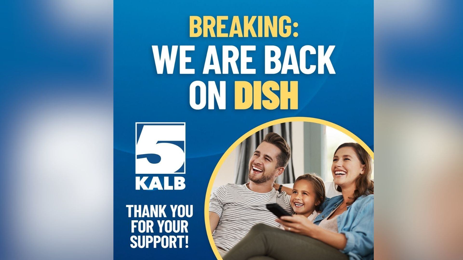 KALB is back on DISH!
