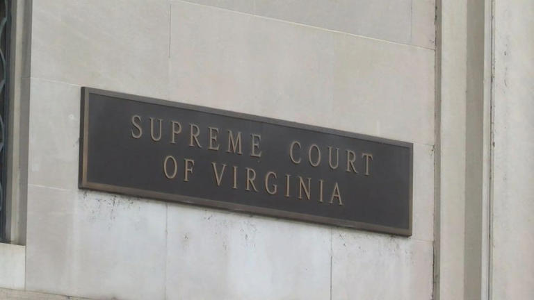 Supreme Court of Virginia Justice mourning wife's loss