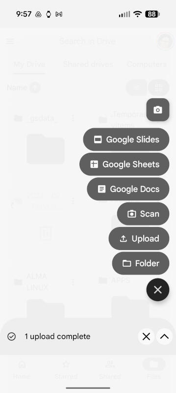 There are all sorts of things you can create from the Google Drive app. Jack Wallen\ZDNET
