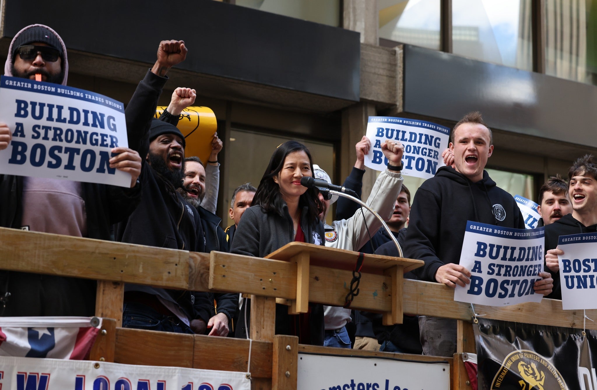 Thousands rally in Boston against billionaires on May Day