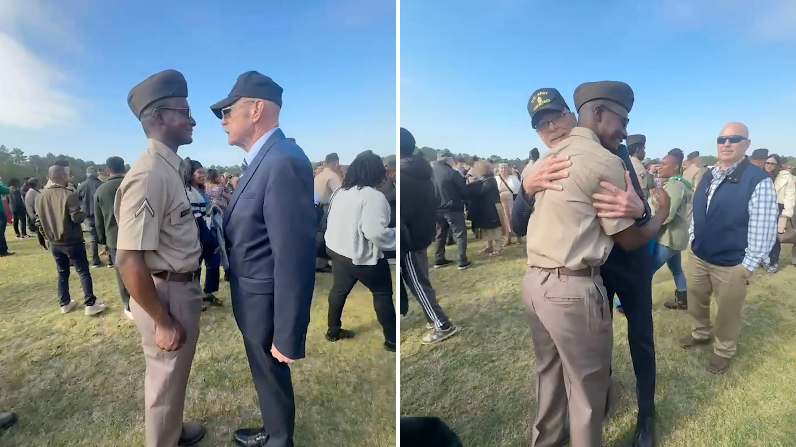 Sergeant major grandpa who inspired grandson gives inspiring speech ...