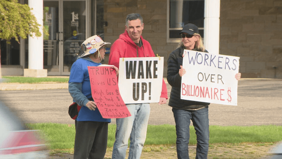 May Day protesters rally on Balltown Road for worker advocacy and wider ...