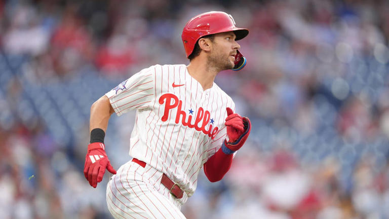 Trea Turner update: Phillies remove shortstop from lineup before ...