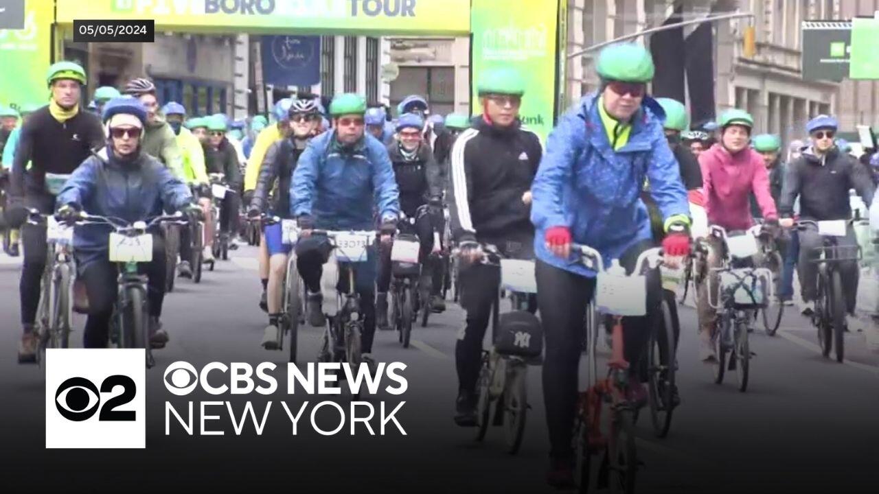 Five Boro Bike Tour this weekend means road closures