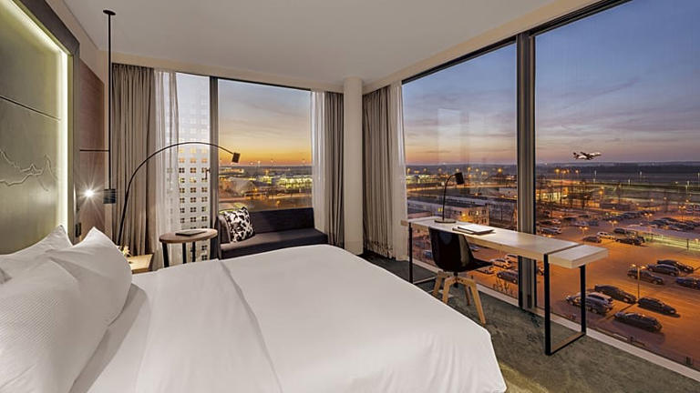 Airport hotels with runway views that make any layover worth it