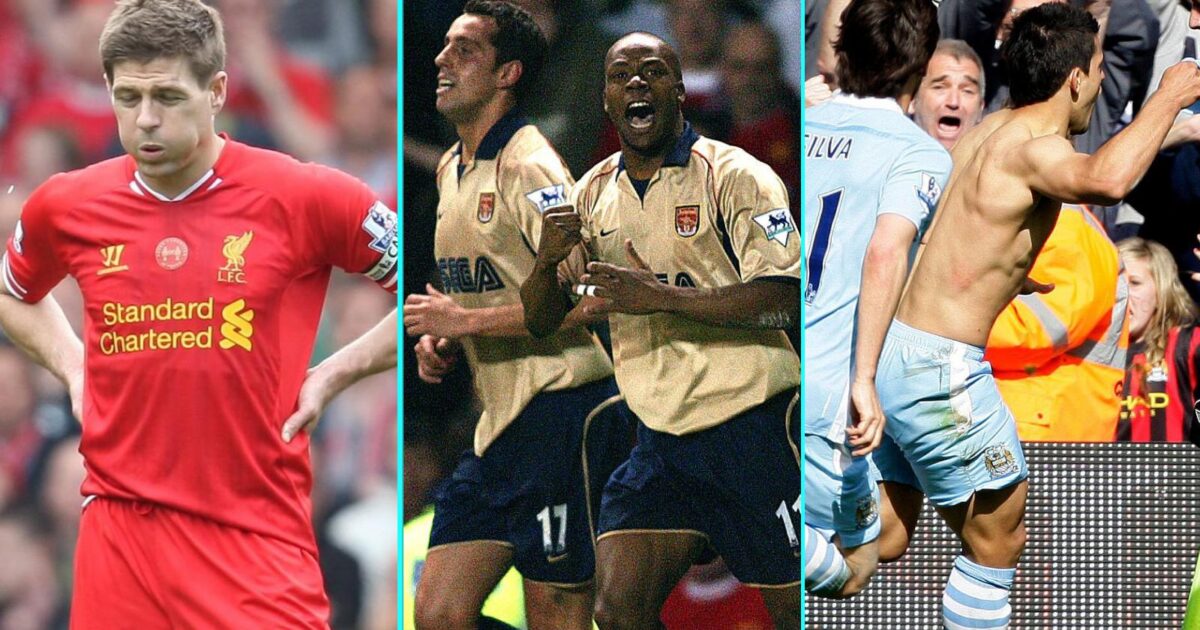 Top 10 run-in moments in Premier League title race history has obvious ...