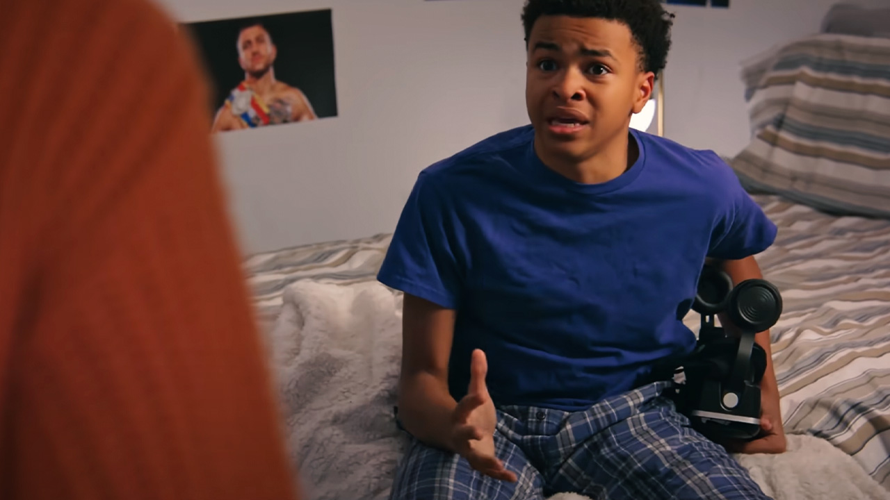 He can't have fun because of his overprotective mom?
