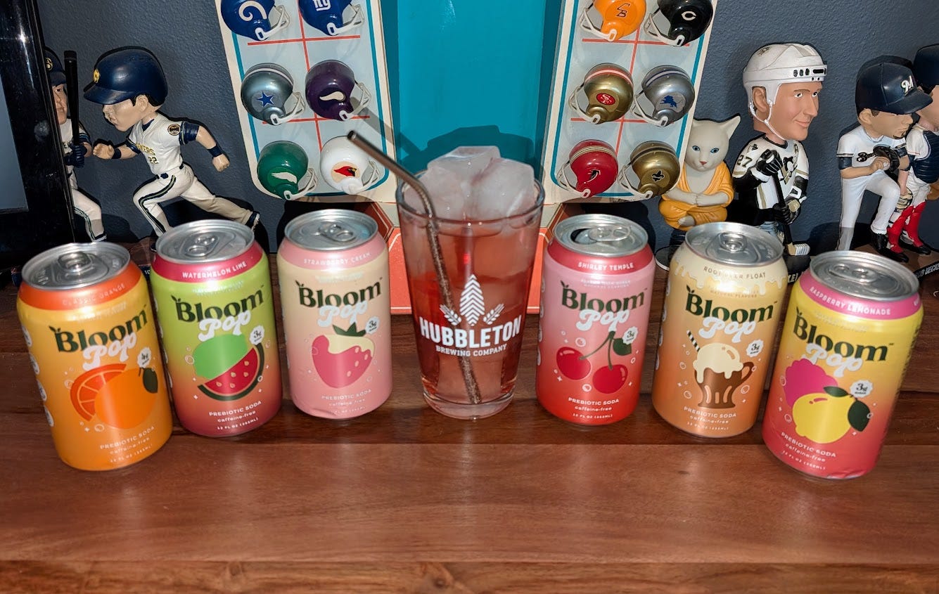 Bloom Pop is one of the more authentic (and tasty) prebiotic sodas out ...
