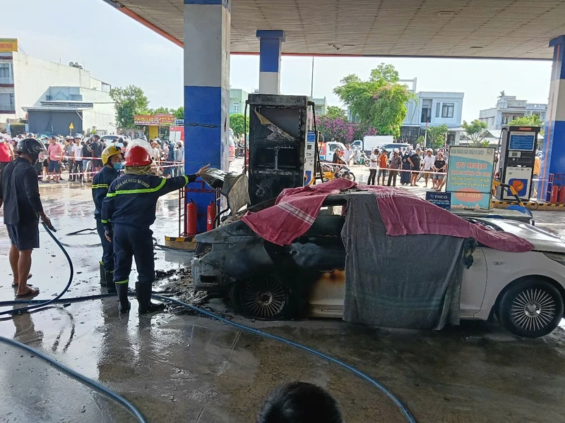 Công an thông tin kết quả khám nghiệm vụ cháy ô tô tại cây xăng, khiến hai người tử vong ở Đà Nẵng