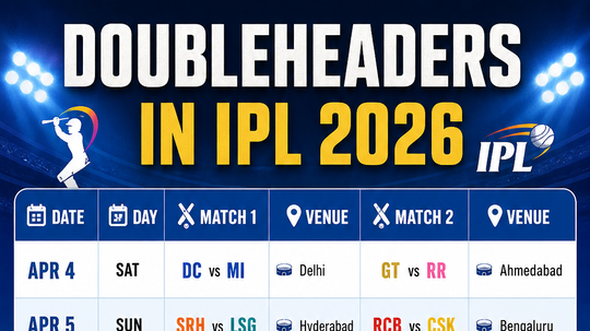 Explained: Why there are no IPL 2026 doubleheaders on Saturdays in ...