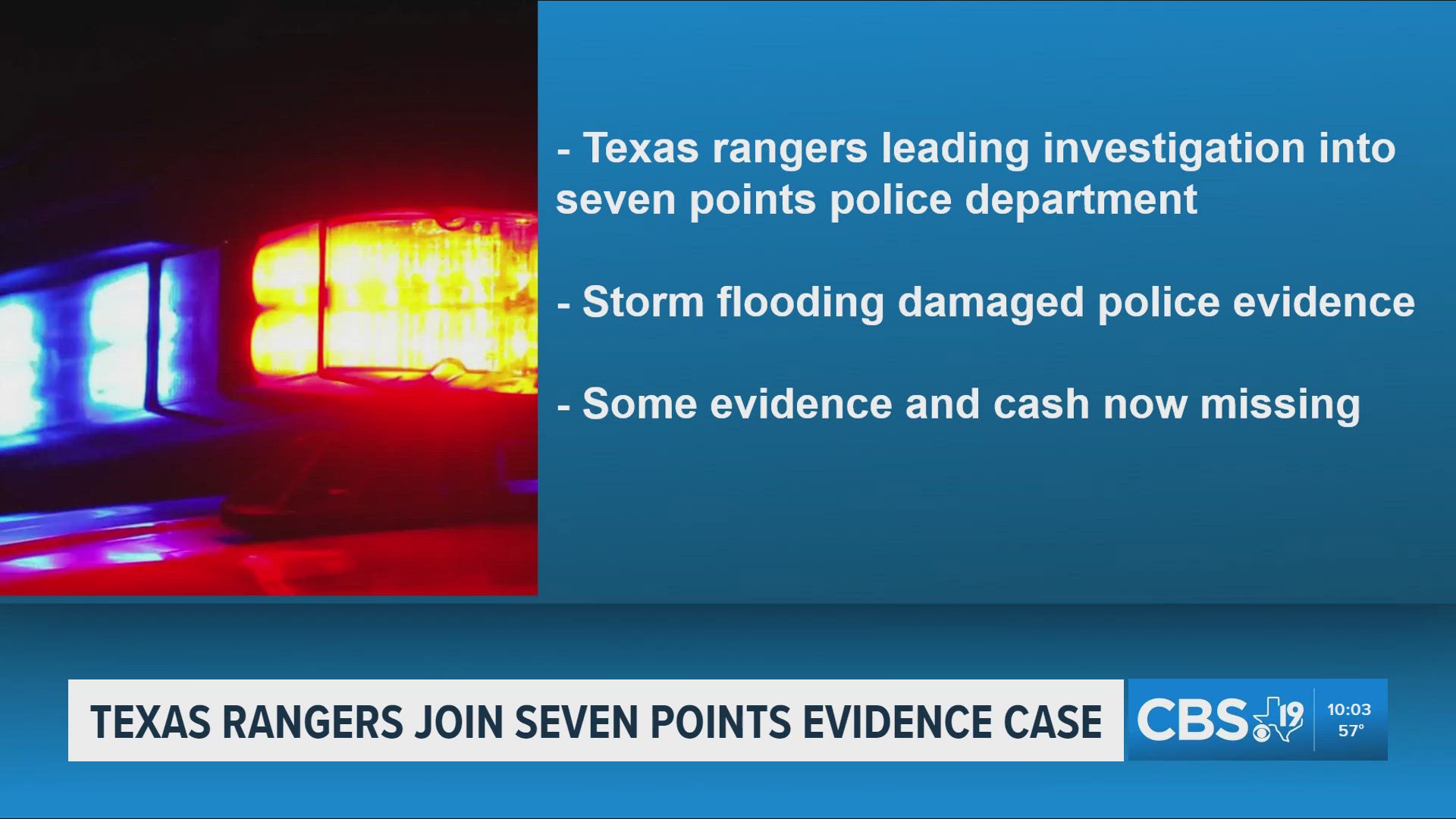 Storm damage at city hall leads to missing evidence, Texas Rangers ...