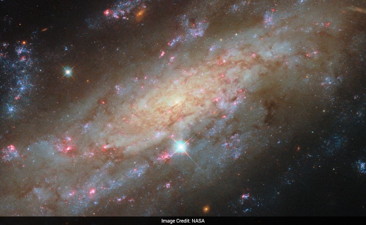 NASA's Hubble telescope captures dazzling spiral galaxy, offering new ...