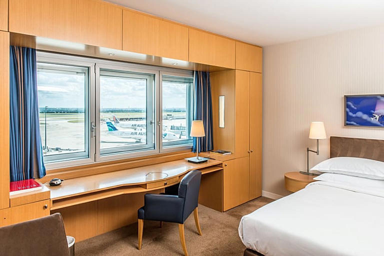 Airport hotels with runway views that make any layover worth it