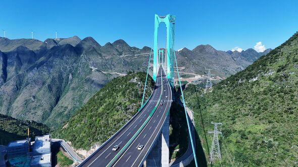World's highest bridge - cost just £216m to build