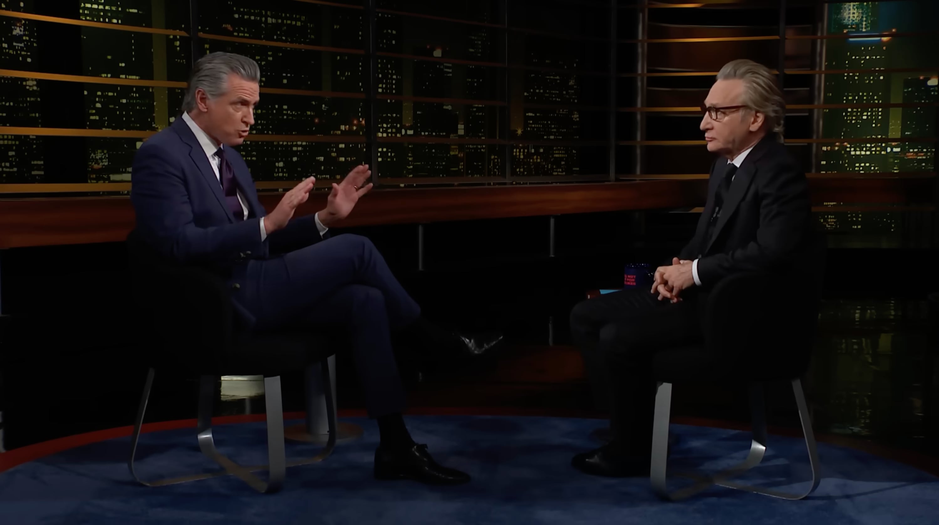 Newsom Shuts Down Bill Maher for Comparing Him to Trump