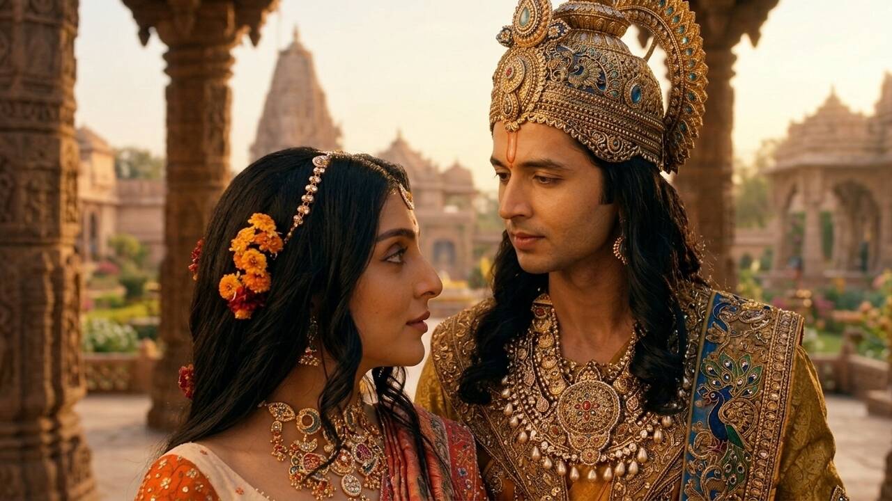 Cast of Krishnavataram part 1 features Siddharth Gupta and Sanskruti ...