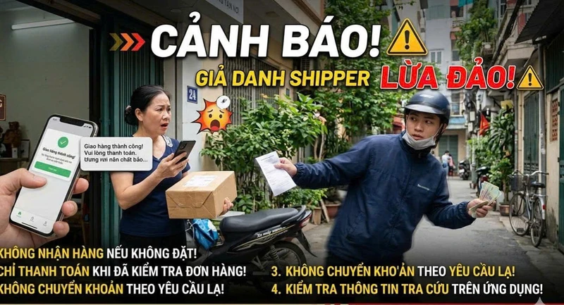 Mất tiền còn thành con nợ vì bị kẻ mạo danh nhân viên giao hàng lừa