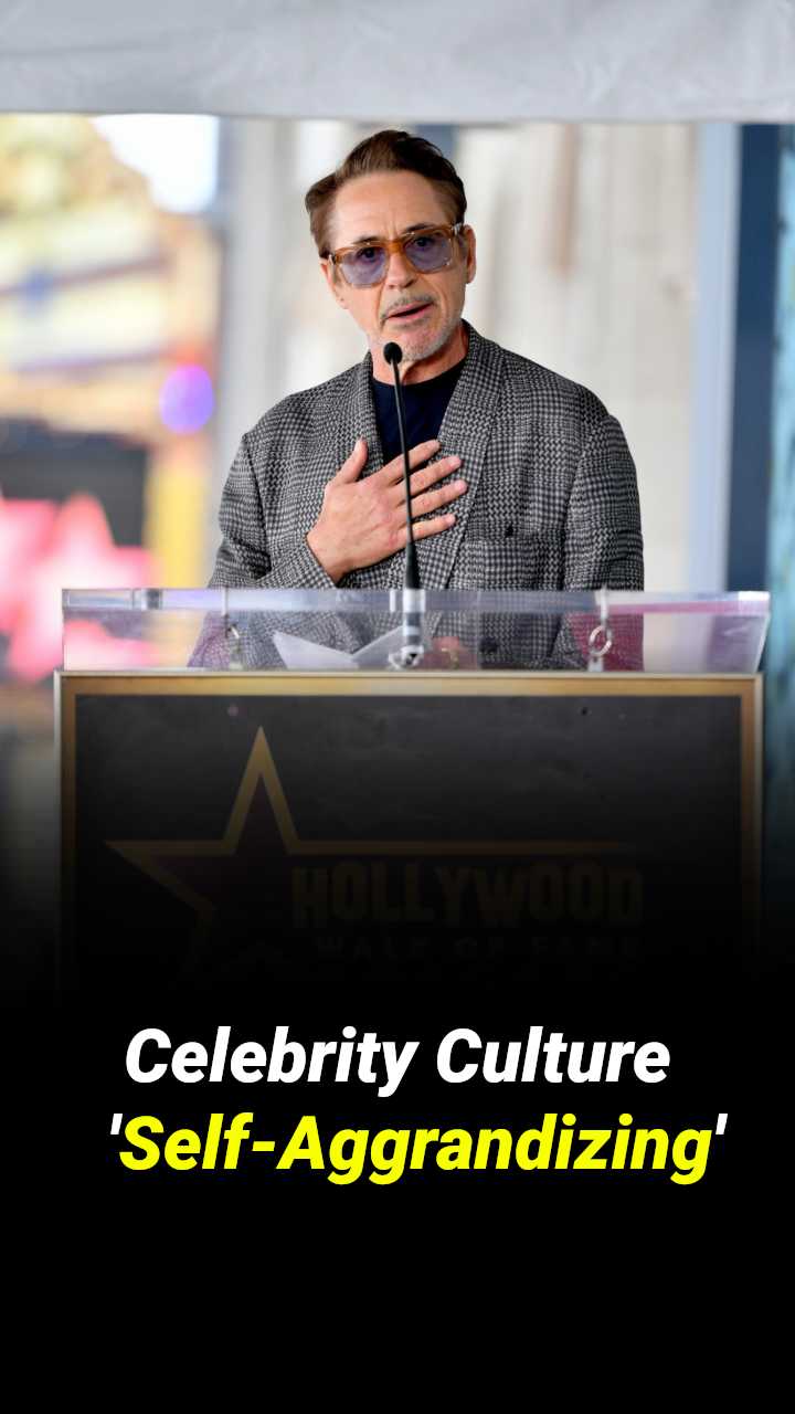 Robert Downey Jr. brutally rips modern celebrity culture as 'self ...