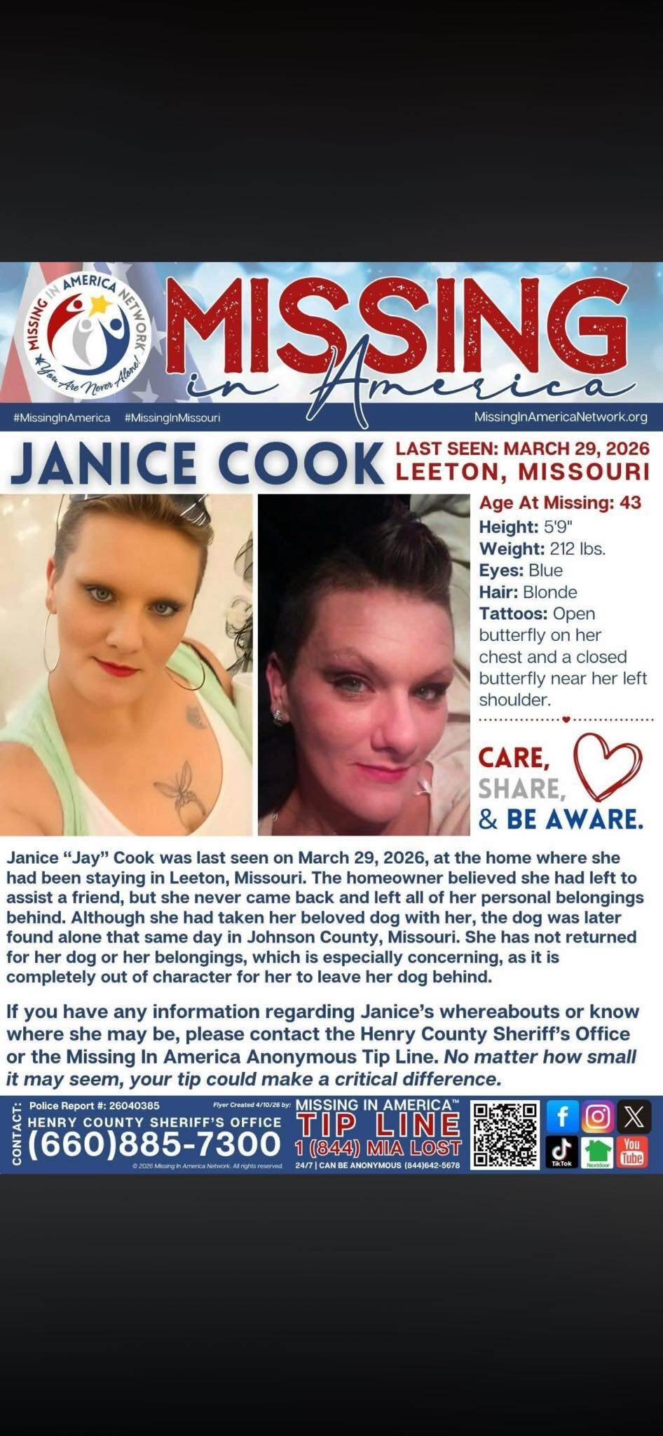 Murder charges filed after body found in search for missing Missouri woman