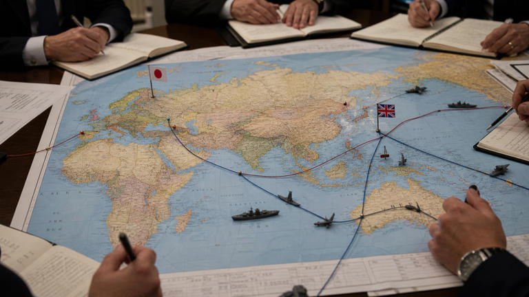What if Japan and UK swapped places?