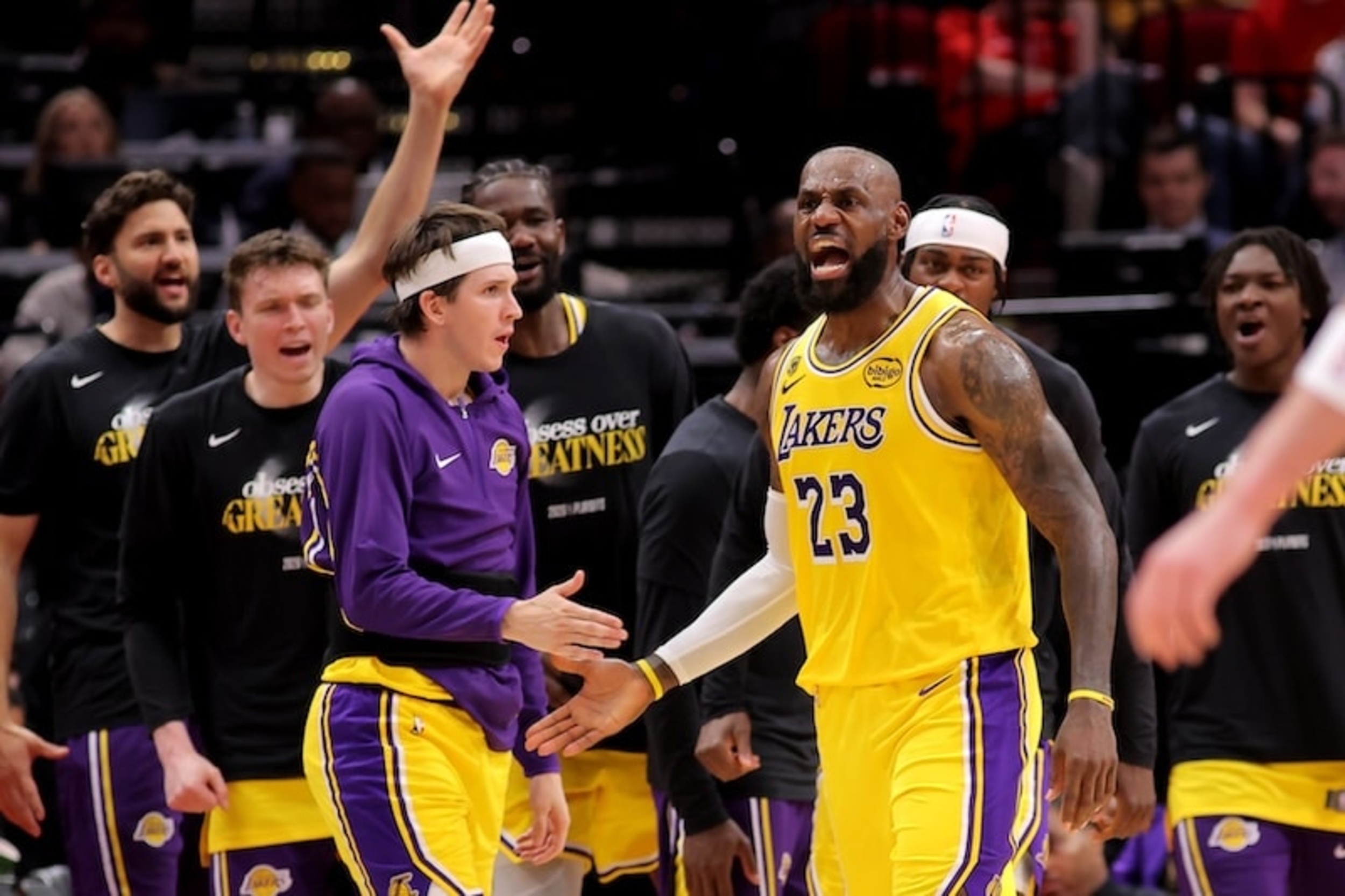 Austin Reaves admits it’s different seeing LeBron James in another jersey