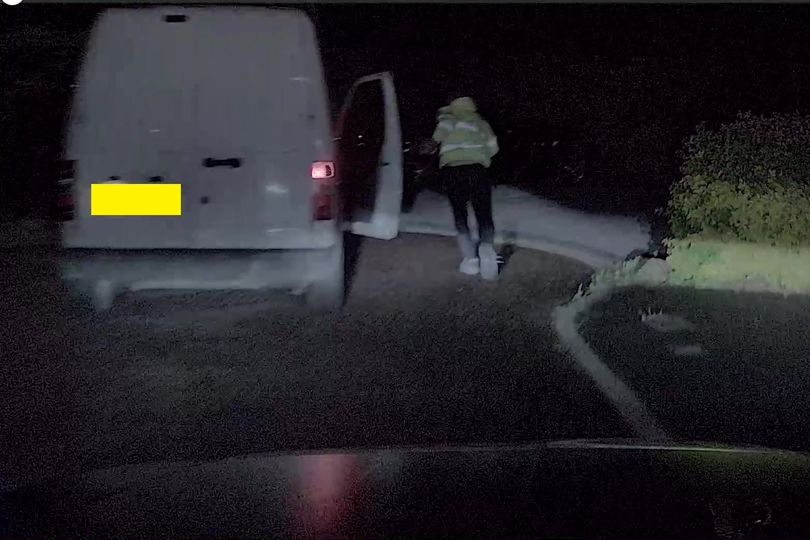 Police dog tracks down van driver after chase in Clayton-le-Moors
