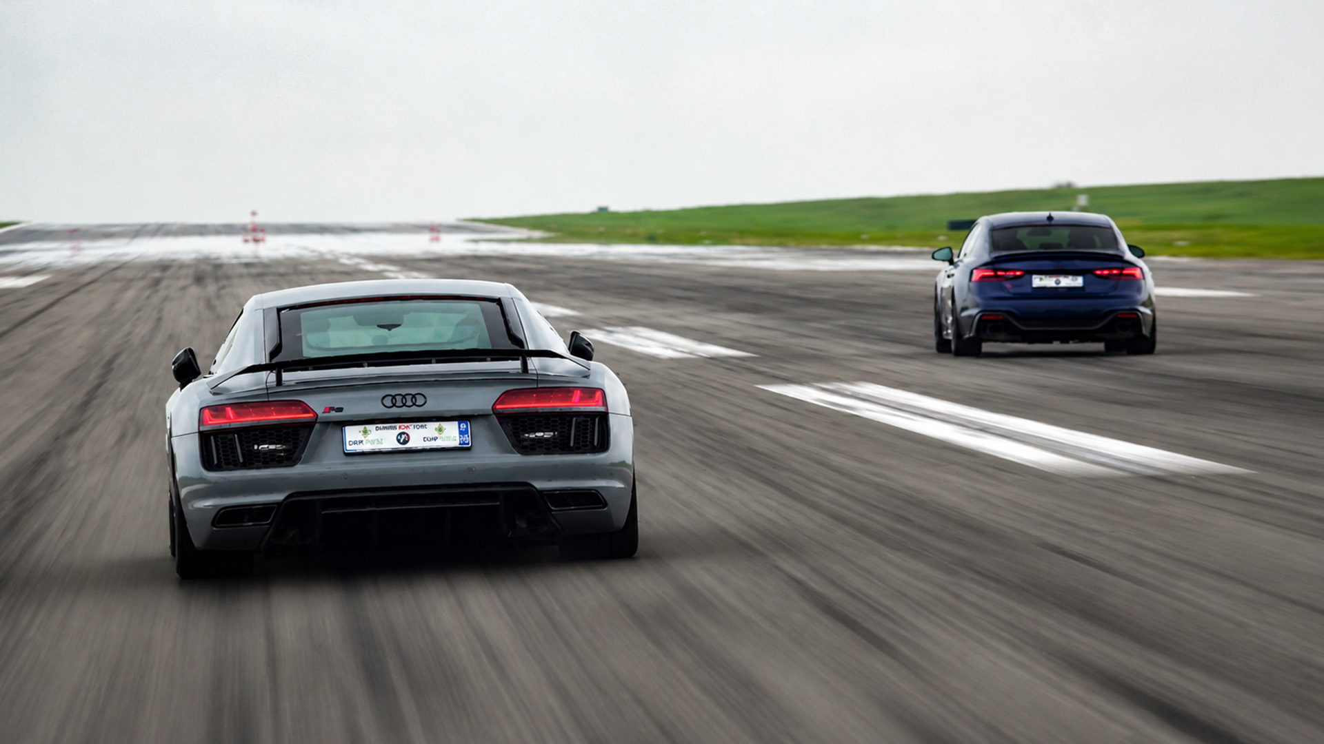 Which is faster between tuned Audi RS5 and Audi R8?