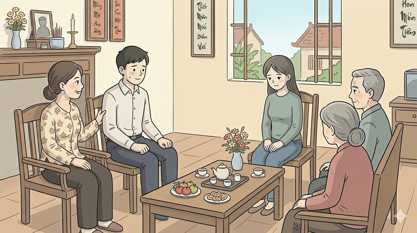 Mẹ kéo tôi đi hết nhà này đến nhà khác để gặp 'con gái người ta'