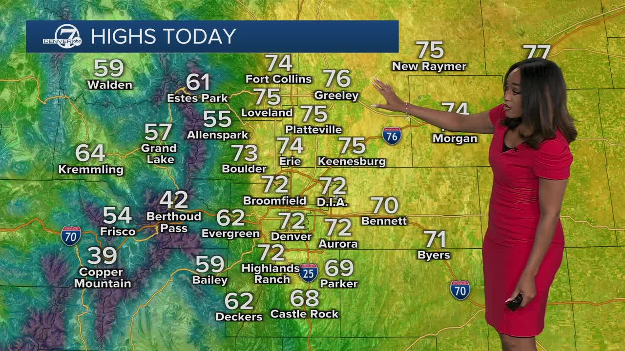 Warm & dry weekend ahead before rain returns to Denver