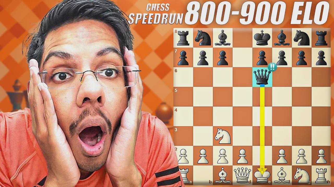 Punish early queen attack | Chess rating climb 800 to 900 ELO