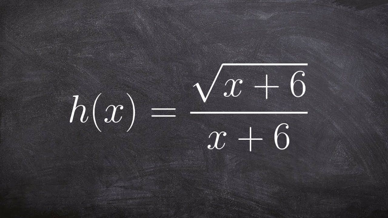 How to find the implied domain of a rational function - domain and range