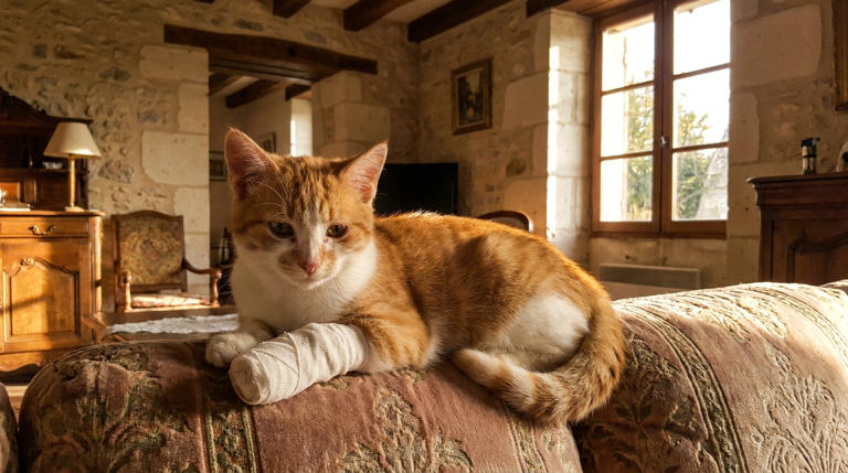 « Il a deux plombs dans la patte » : son chat rentre en boitant, le ...