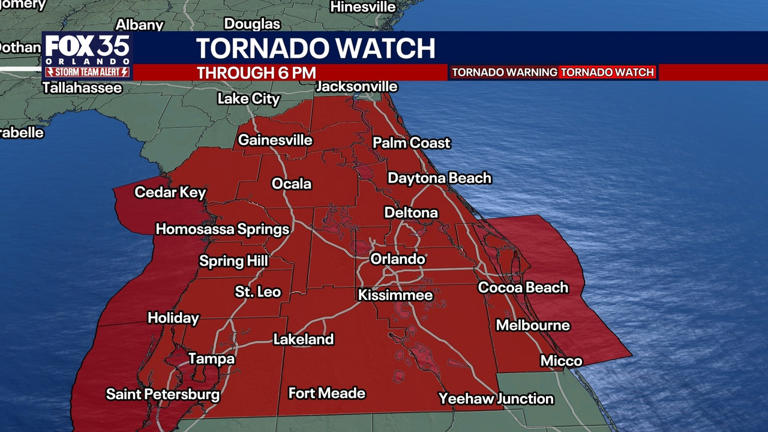 Orlando weather: Tornado watch expires, severe thunderstorm warnings issued