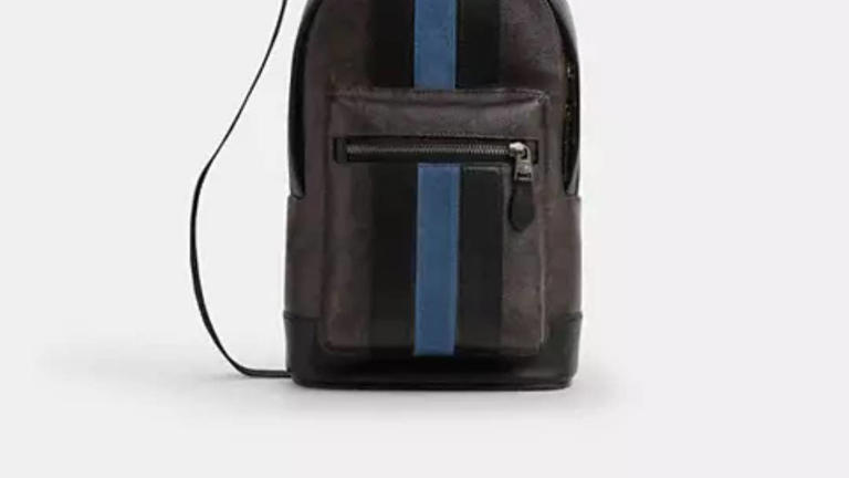 Coach Outlet’s versatile sling bag is available in 4 colors