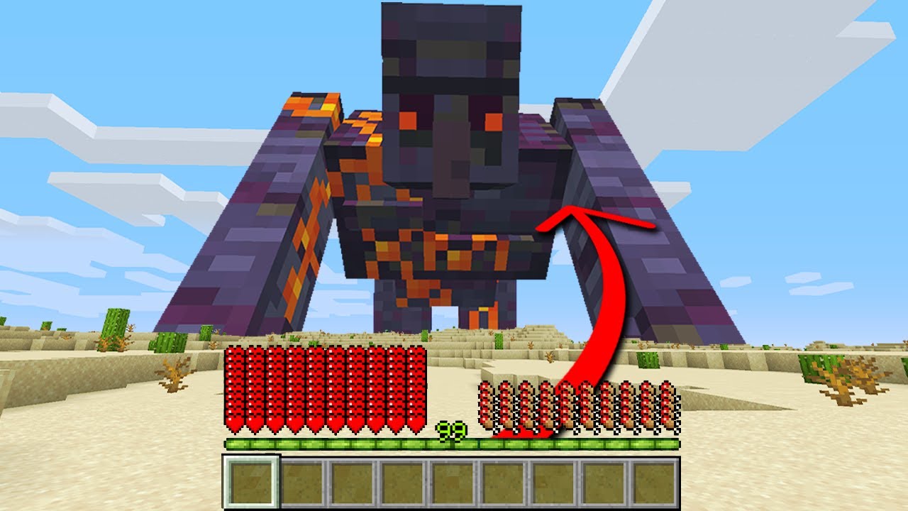 Minecraft, but there are custom bosses