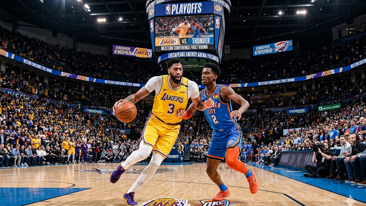 NBA playoff showdown locked in: Los Angeles Lakers vs Oklahoma City ...