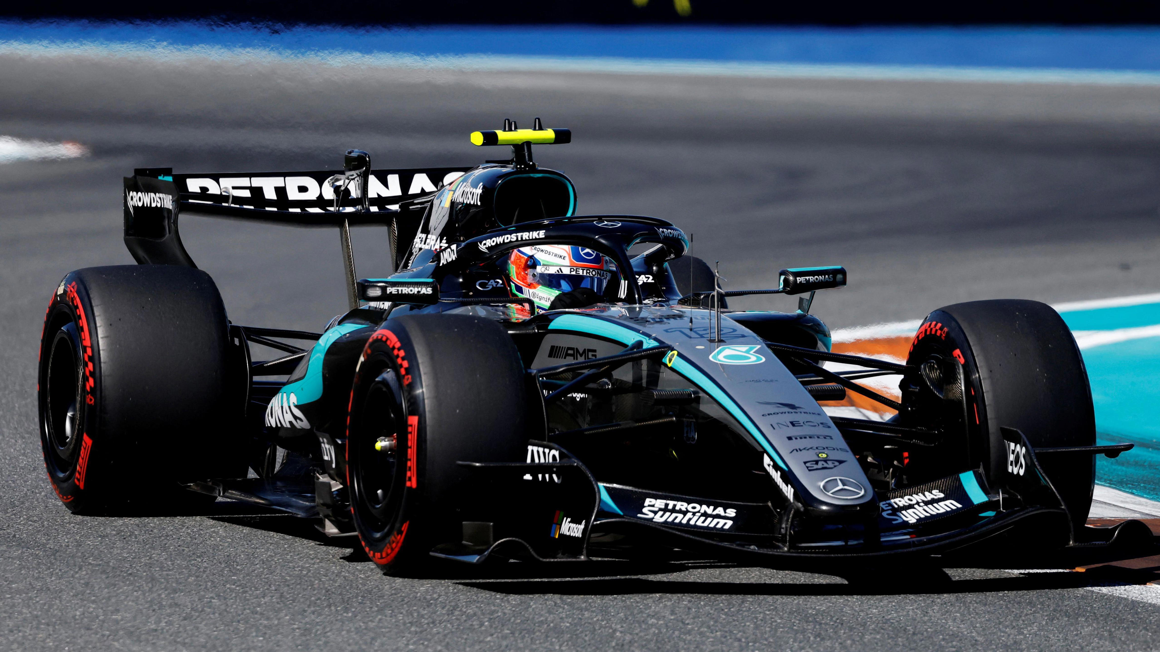 Antonelli takes Miami pole from Verstappen
