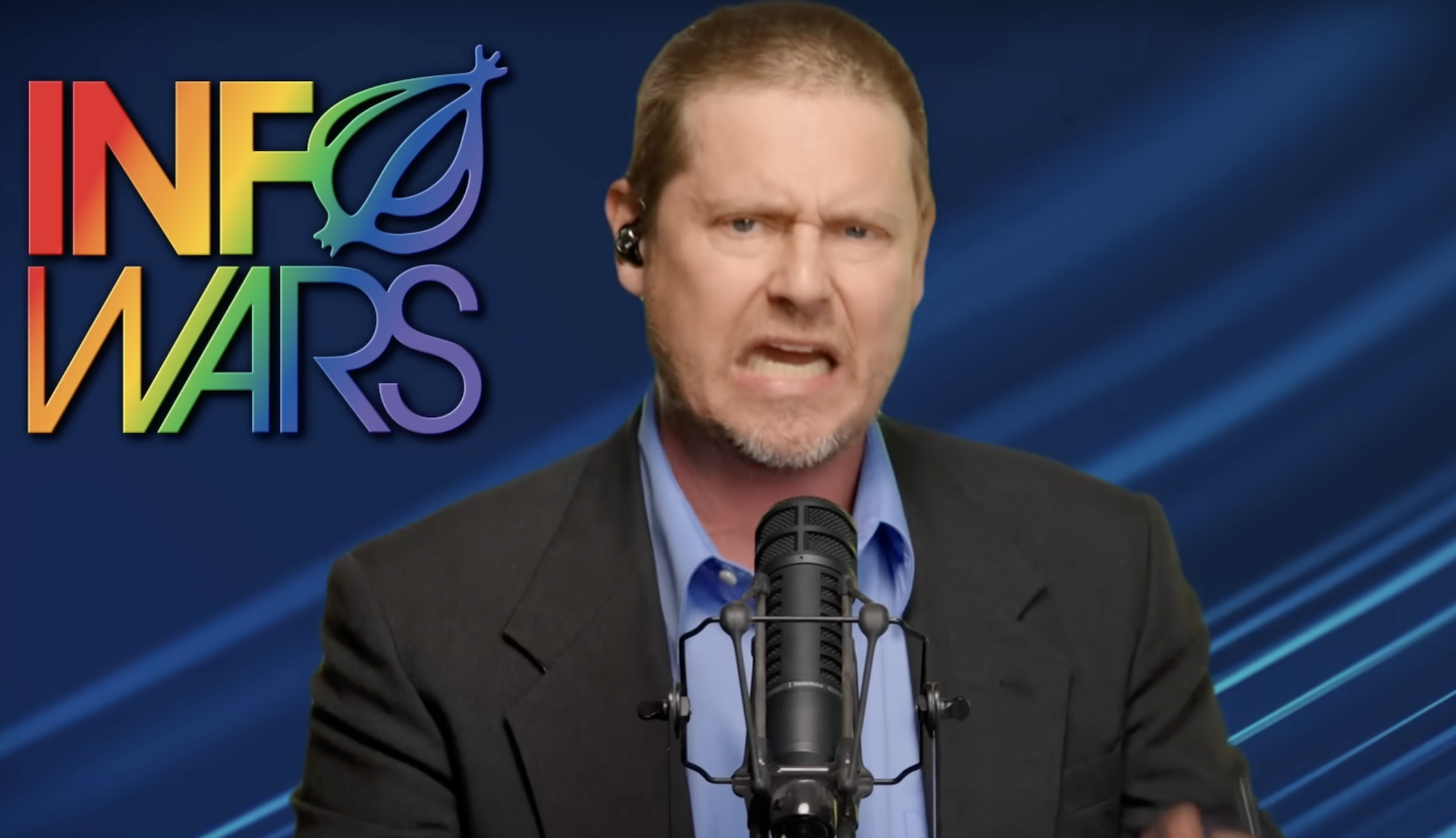 Tim Heidecker does his best Alex Jones impression as new 'Infowars' host