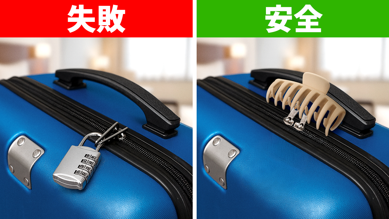旅行中の安全ハック：泥棒が近寄らなくなる簡単な方法