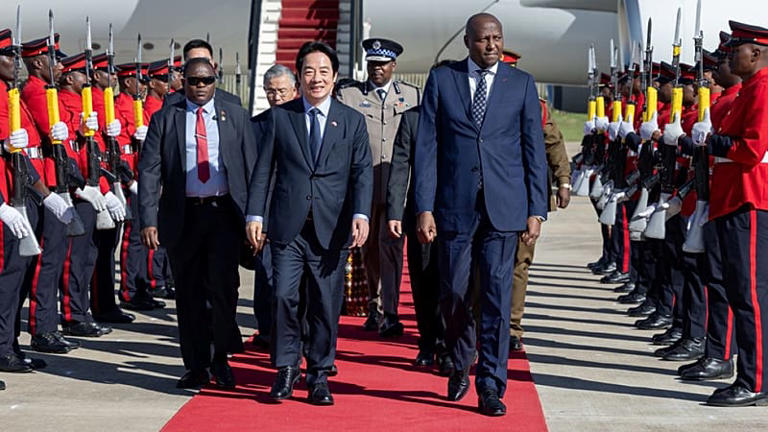 Le président de Taïwan arrive en Eswatini, son seul allié en Afrique