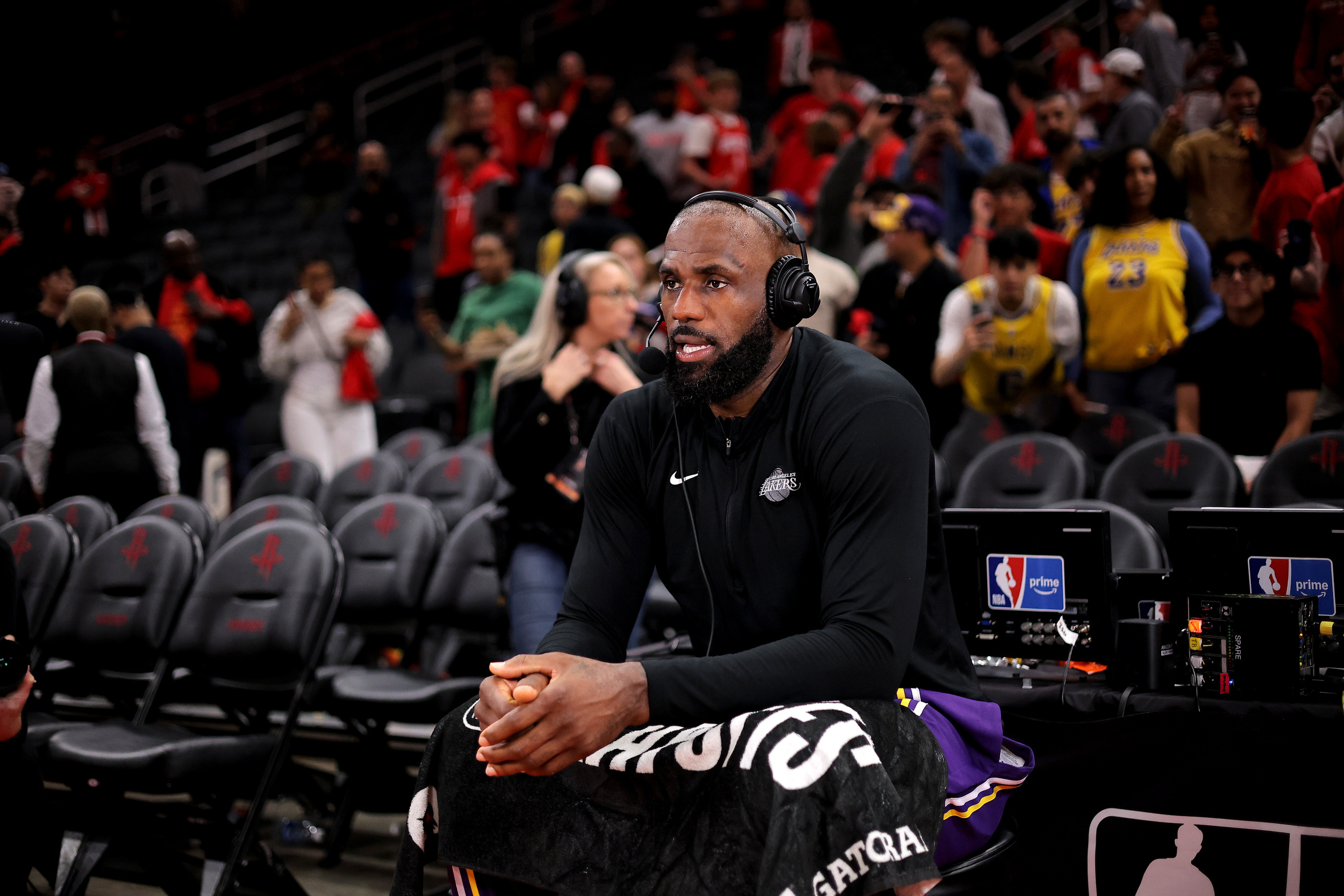 LeBron James had cold message after eliminating Rockets