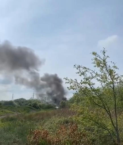 Fire crews tackle abandoned Range Rover blaze near Preston car dealerships
