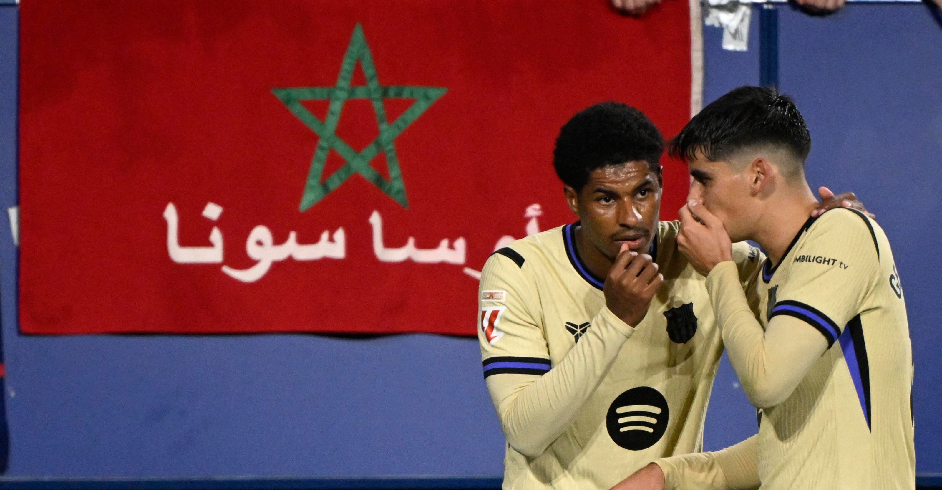 Marcus Rashford, a quien nadie daba por perdido, le da a Hansi Flick y al Barcelona algo en qué pensar.