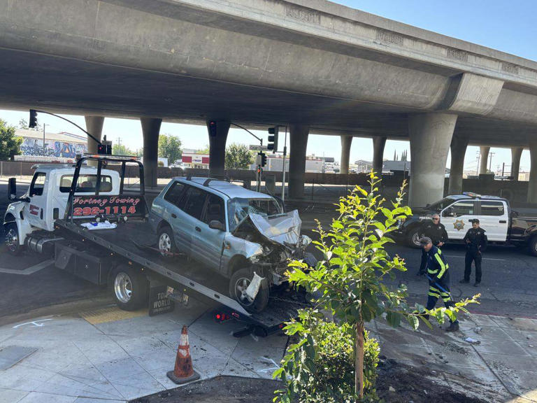 Woman who crashed into Factory 41 building in Fresno is ID'd by coroner