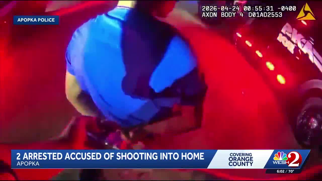 2 arrested for firing at house, vehicles in Apopka