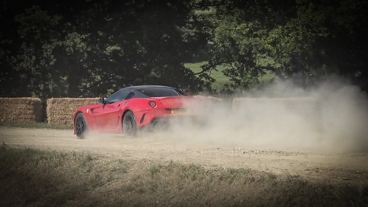 Supercar drift chaos ends in dusty drama