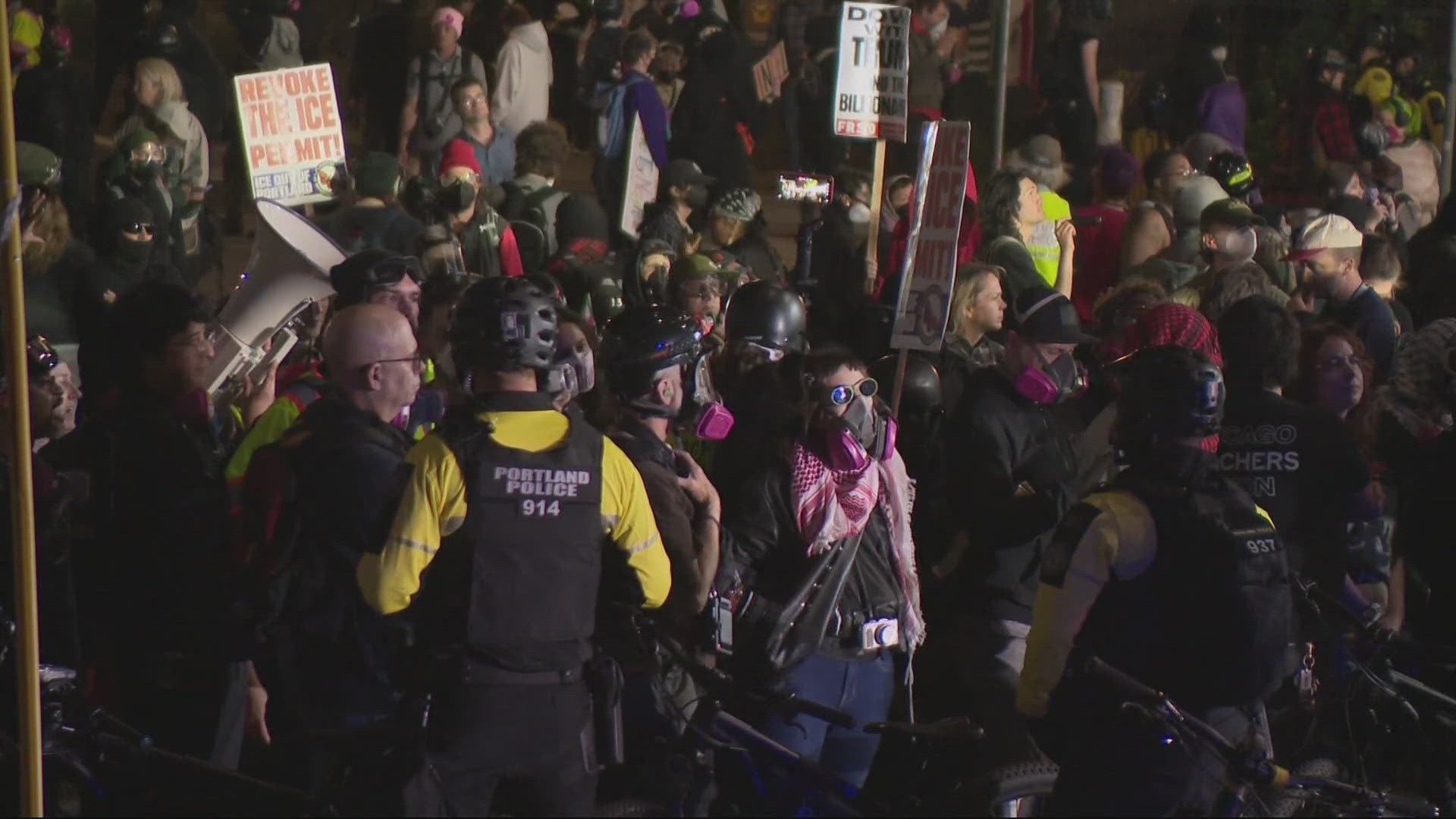 Portland police make multiple arrests during May Day protests