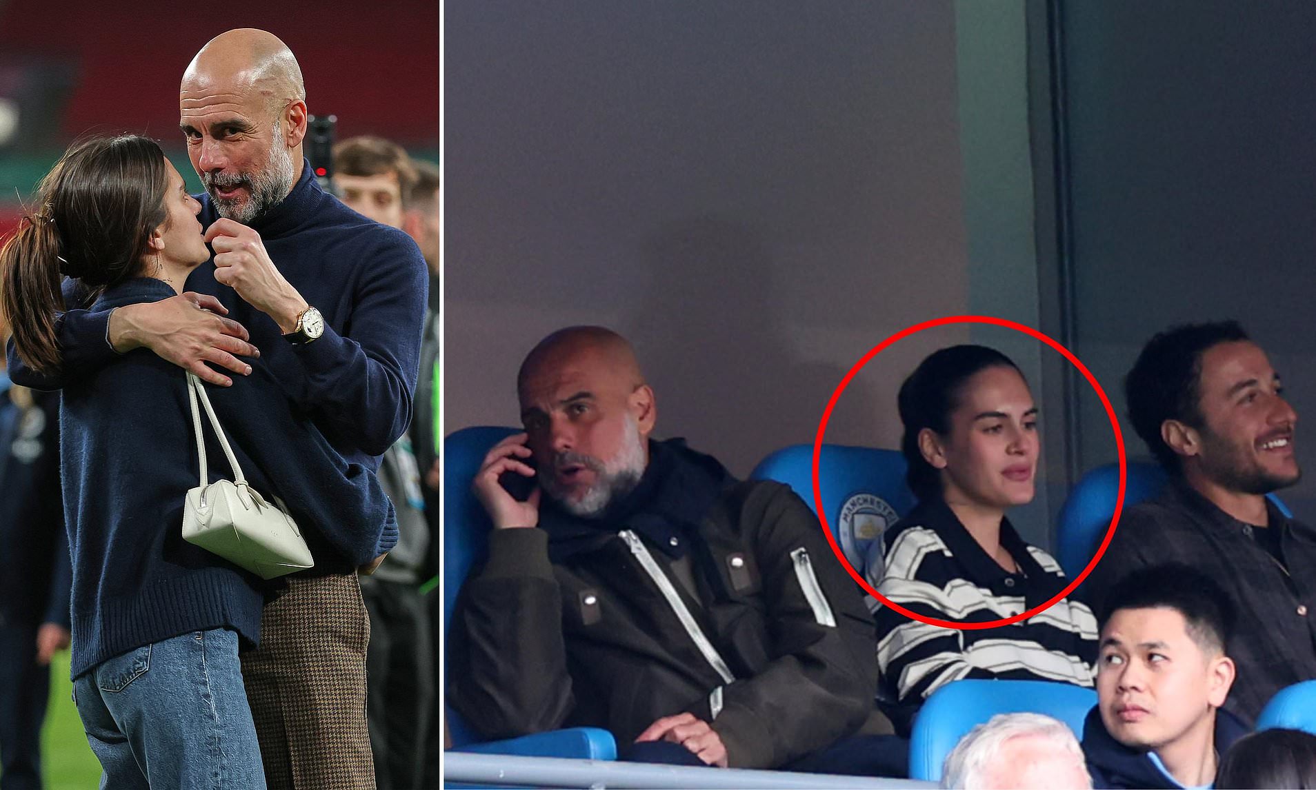 Pep Guardiola's model daughter by Man City's side in Premier League ...