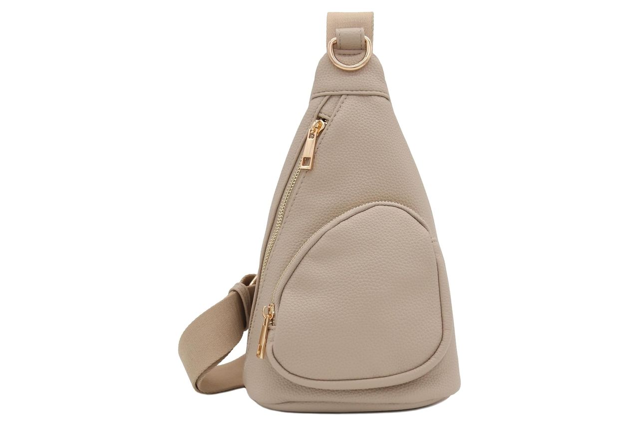 FashionPuzzle Compact Triangle Sling Bag | Compact