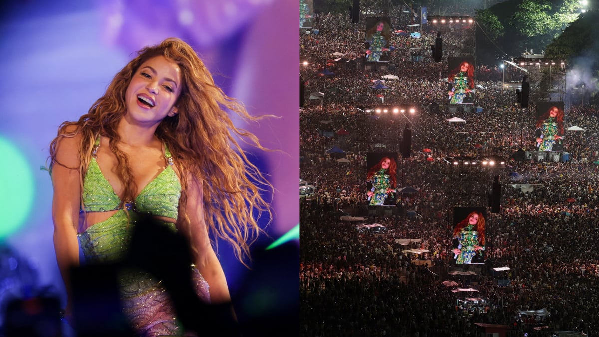 Over 2 million fans turn up to Shakira's Rio Copacabana Beach concert ...